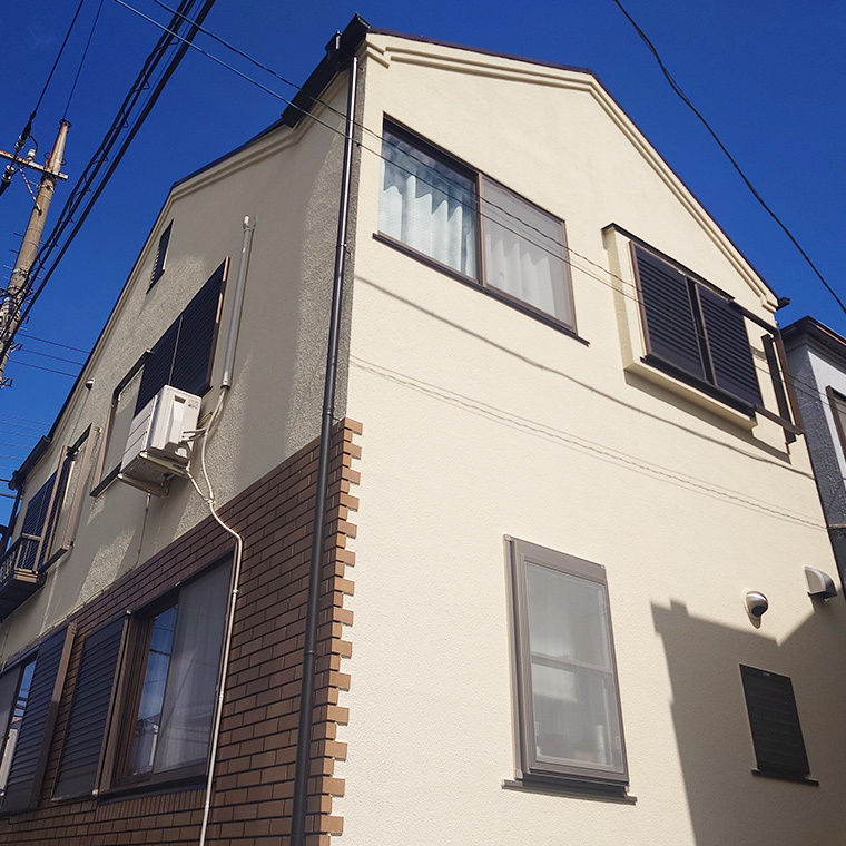 木造住宅モルタル外壁