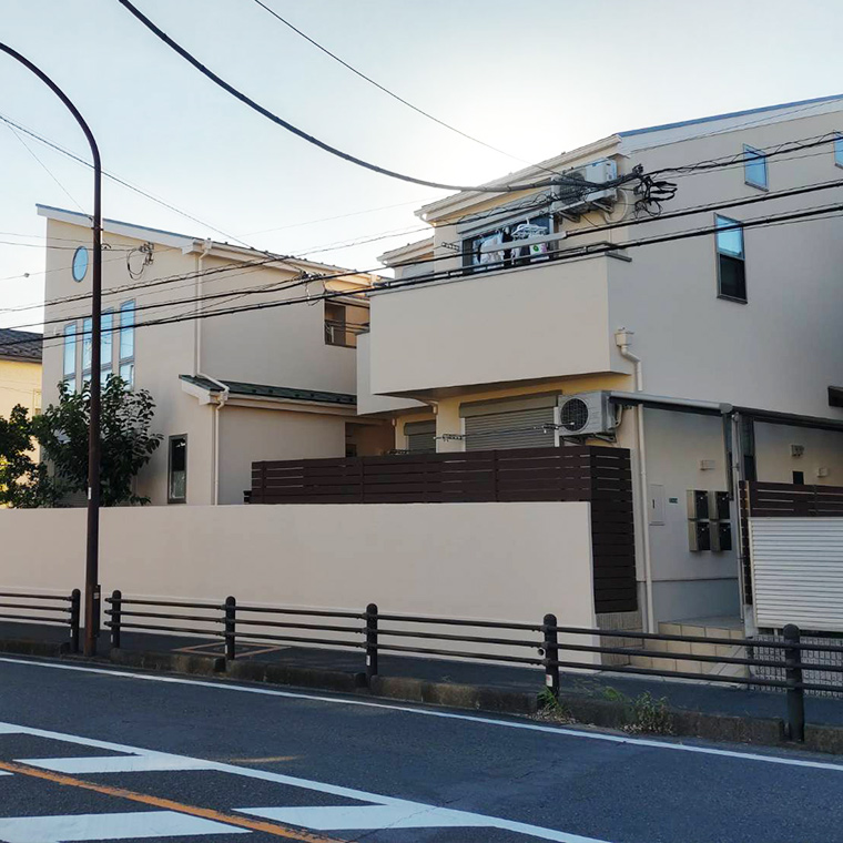 木造住宅モルタル外壁